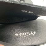 Antelope NWOB  Women's 425 Suede Clog size 38 US 7.5 black distressed 1083 Photo 4