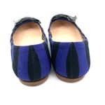 Prada Ballet Ballerina Blue & Black Stripe Bow Flats Size EU 38.5 Photo 6