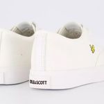 Lyle & Scott Unisex White Canvas Sneakers US Women 8.5 Men 7 Minimalist Timeless Photo 1