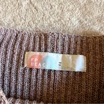 Free People BEACH Freya Ribbed Knit Sweater Top in Cashmere Lilac Photo 4