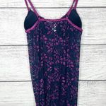 Lilac + London Blue & Purple Sheer Floral Lace Babydoll Chemise Size Medium Photo 7