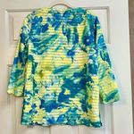 Multiples NWT  Missy Seaside Multicolor Layered Floral 3/4 Sleeve Blouse XS Photo 1