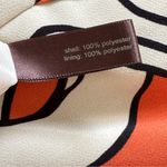 The Limited  Dress Orange Cream Chainlink Strapless Faux Wrap Drape Front Size 0 Photo 7