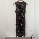 Reformation Ledger Maxi Long Formal Black Dress in Robyn Floral 0 Photo 4