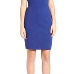 Cupcakes and Cashmere Blue Cross Panel Sheath Dress NWT Medium Photo 10