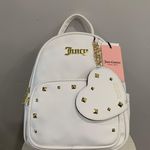 Juicy Couture NWT  White Mini Backpack Photo 0