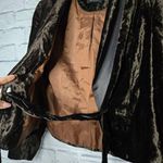 In Linea brown velvet blazer jacket shimmery holiday career office 40. Photo 4