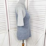 Majestic Official MLB New York Yankees V Neck Slub Tee Shirt Blue Grey Medium Photo 2