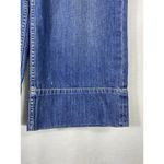 Banana Republic New  Wide Leg Crop Jeans Sz 10 Denim Blue Stretch Low‎ Rise Photo 2