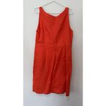 Boden Rae Casual Linen Dress Womens US Size 12R Classic Beach Tomato Red 1761 Photo 10