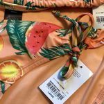 City Streets 🩵NWT🩵 FRUITY HALTER TOP BIKINI FULLY ADJUSTABLE TOP/BOTTOM SZ LG Photo 8