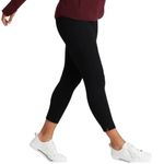 Betabrand Women's Black Pull On Cropped Trousers Small Photo 0