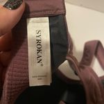 Syrokan Sports Bra Women's Size 34D Plum Purple Adjustable Supportive Straps Photo 3