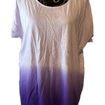 Marc New York Marc‎ New York Purple Ombré Cold Shoulder Size Large Photo 0
