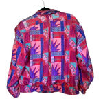 The La Costa Spa Vintage 80s/90s Multicolor Windbreaker Jacket S Unisex Pink Photo 1