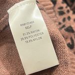 FATE. Women’s Leopard Print Split Turtleneck Sweater Size S Photo 3