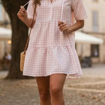 Charlie Holiday   Belle Womens Checkered Short Sleeve Size Small NWT Photo 0