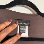 Brown Lace Y2K Fashion Shirt with Belt design  Photo 2