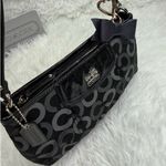 Coach y2k Black Signature Canvas Mini Purse Wristlet Photo 2