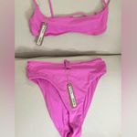 SKIMS SET NWT Neon Orchid Pink Bikini Swim Set 2-pc set top & Bottom Size S Photo 9