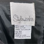 Vintage Sheath Dress Linen Cotton Black Summer Sleeveless Empire Waist Women Photo 2