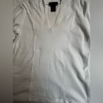 Rafaella Rafaela white 3/4 sleeve Vneck top Photo 2