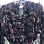 Chelsea and Violet NEW renessaince wrap mini dress soft crushed velvet Floral XL Photo 12