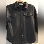 ZARA Black Leather Women's Jacket Photo 2