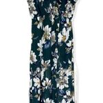 Entro green floral pleated wrap Maxi dress Photo 0