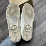 Michael Kors  Paige Quilted High Top Sneaker Leather Optic White 9 Photo 4