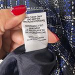 Nanette Lepore Anthro  Deryn Blue Black Plaid Fit Flare Dress Women's Size 4 Photo 6