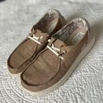 Hey Dude  Wendy Rise Woven Slip On Womens Tan Size 9 Photo 1