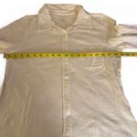 LL Bean White Cotton Soft Button Down Shirt Size Medium Photo 4