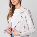 BLANK NYC Lavender faux leather Moto jacket XS NWT. Photo 4