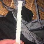 Alo Yoga  black and gray layered athletic tank top with built in bra Photo 1