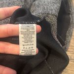 Free People  Heartstopper Mini Dress Black Gray Tweed Knit V-Neck Long Sleeve Photo 3