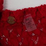 Free People  One Adella Lace Slip Mini Dress Red Womens Size S Whimsical Fairy Photo 6