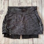 Athleta  Black Space Dyed Contender 2 in 1 Skort. Size XSmall. EUC Photo 0