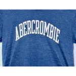 Abercrombie & Fitch  Blue White Logo Vintage Crewneck Short Sleeve Shirt Size S Photo 2