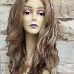 Thick blonde mix sidepart swisslace wig waves Photo 4