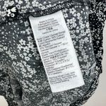 Madewell  Smocked Crewneck Mini Dress Harper Floral Boho Black White US 00 NWT Photo 8