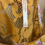 Free People Lucie Dress in Yellow Floral Antique Coin Combo 4 Photo 7