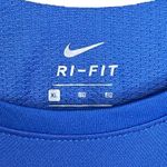Nike  Dri Fit Colorblock Athletic T-Shirt Crewneck Mesh Tee‎ Swoosh Logo XL Women Photo 5