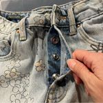 Wild Fable high rise bermuda distressed alien invasion denim shorts fun Photo 6