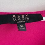 Alex Marie  Pink Short Sleeve Blouse Photo 2