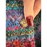 90s Boucle Patchwork Shacket size 16W Blue Size L Photo 6