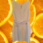 Chetta B  Yellow V Neck Sleeveless Mini Dress Size‎ 12 Photo 4