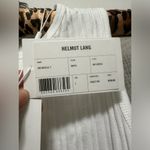 Helmut Lang NWT  Cropped ribbed cotton-jersey top Large Photo 7