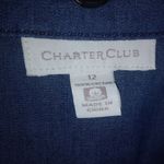 Charter Club  12 Smocked Jeans Top Photo 3
