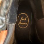 Jack Rogers  Pippa waterproof Black Leather Ankle Boots Booties Sz 7.5 Block Heel Photo 10